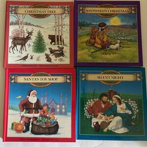 Ottenheimer Publishers Christmas Treasury Pop Up Books Hard Cover Set Of 4